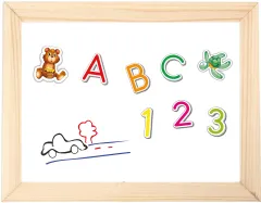 Diytoy Manyetik Tablet Çift Taraflı Ahşap Yazı Tahtası