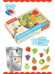 Fisher Price Manyetik Meyve ve Sebzeler 16 Parça