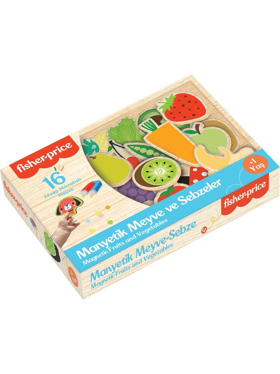Fisher Price Manyetik Meyve ve Sebzeler 16 Parça