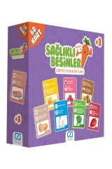 CA Games Sağlıklı Besinler Eğitici Oyun Kartları İpuçları ile 60 Kart