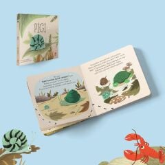 Pigi Büyümek Trenim - Pigiyle Büyümek Kitabım 18 Parça Puzzle