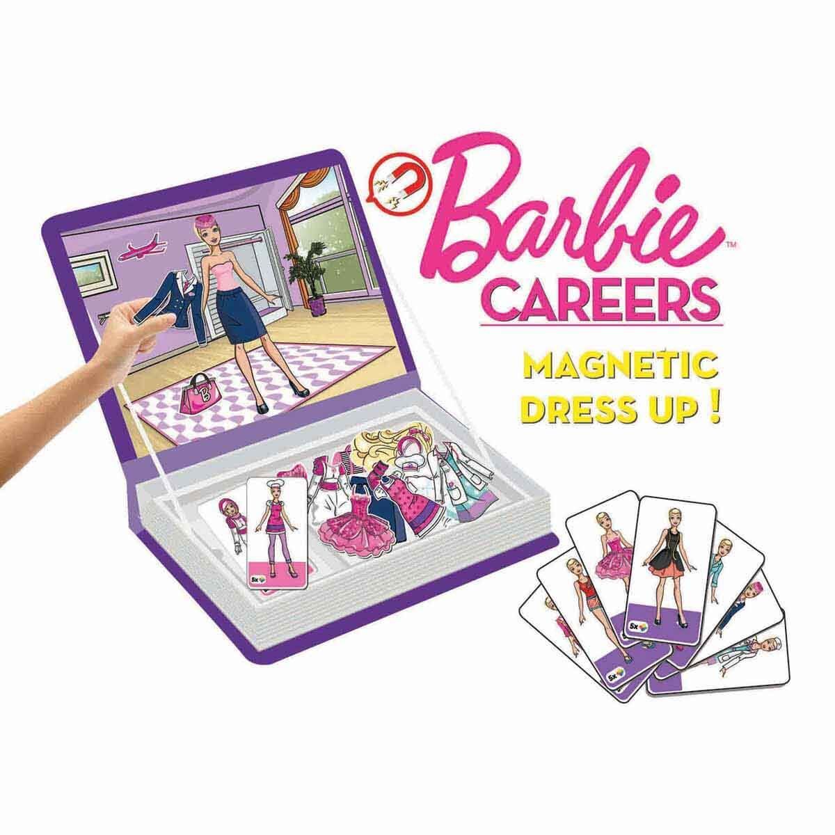 Diytoy Barbie Careers Kariyer Manyetik Kıyafet Giydirme Oyunu