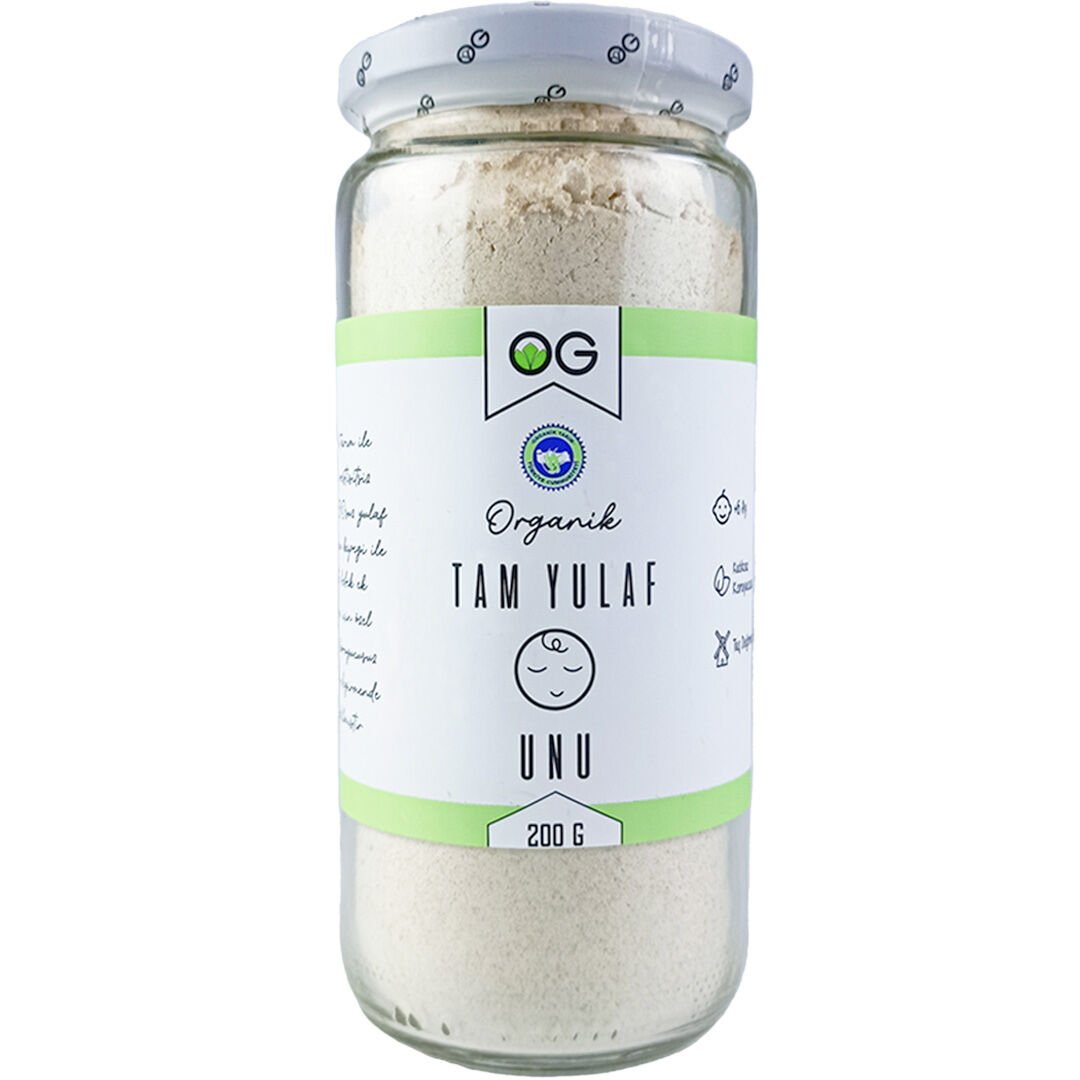 OG Natural Organik Tam Yulaf Unu 200 Gram