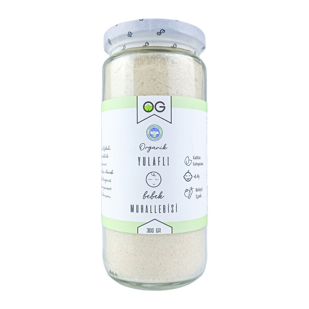OG Natural Organik Yulaflı Bebek Muhallebisi Karışımı 300 Gram