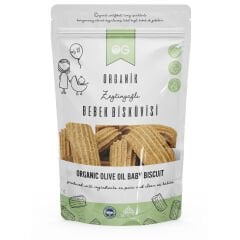 OG Natural Zeytinyağlı Organik Bebek Bisküvisi 300 Gram +6 Ay Bebek Ek Gıda
