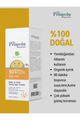The Prouvee Reponses 50+ SPF Yenidoğan Bebek Çocuk Güneş Kremi 100ml