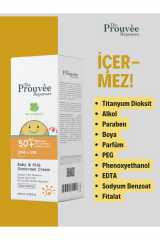 The Prouvee Reponses 50+ SPF Yenidoğan Bebek Çocuk Güneş Kremi 100ml