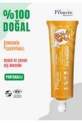 The Prouvee Reponses Organik Florürsüz Bebek ve Çocuk Diş Macunu Portakallı 35ml +1 Yaş