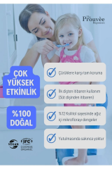 The Prouvee Reponses Organik Florürsüz Bebek ve Çocuk Diş Macunu Portakallı 35ml +1 Yaş