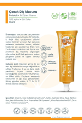 The Prouvee Reponses Organik Florürsüz Bebek ve Çocuk Diş Macunu Portakallı 35ml +1 Yaş