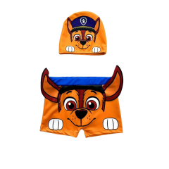 Paw Patrol Chase Karakterli Çocuk Bebek Mayo ve Bone Takım