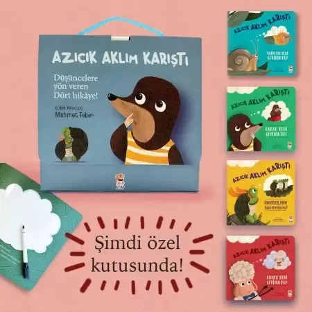 Azıcık Aklım Karıştı Set 4 Kitap Okul Öncesi Kitap – Sincap Kitap