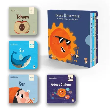 Bebek Üniversitesi Hikayeli İlk Kavramlarım  4 | Okul Öncesi Kitap – Sincap Kitap