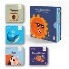 Bebek Üniversitesi Hikayeli İlk Kavramlarım  4 | Okul Öncesi Kitap – Sincap Kitap