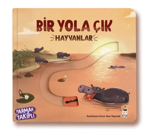 Bir Yola Çık Hayvanlar Parmak Takipli Kitap – Sincap Kitap