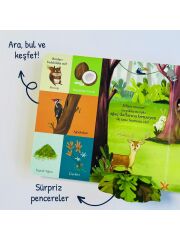 Bir Yola Çık Hayvanlar Parmak Takipli Kitap – Sincap Kitap