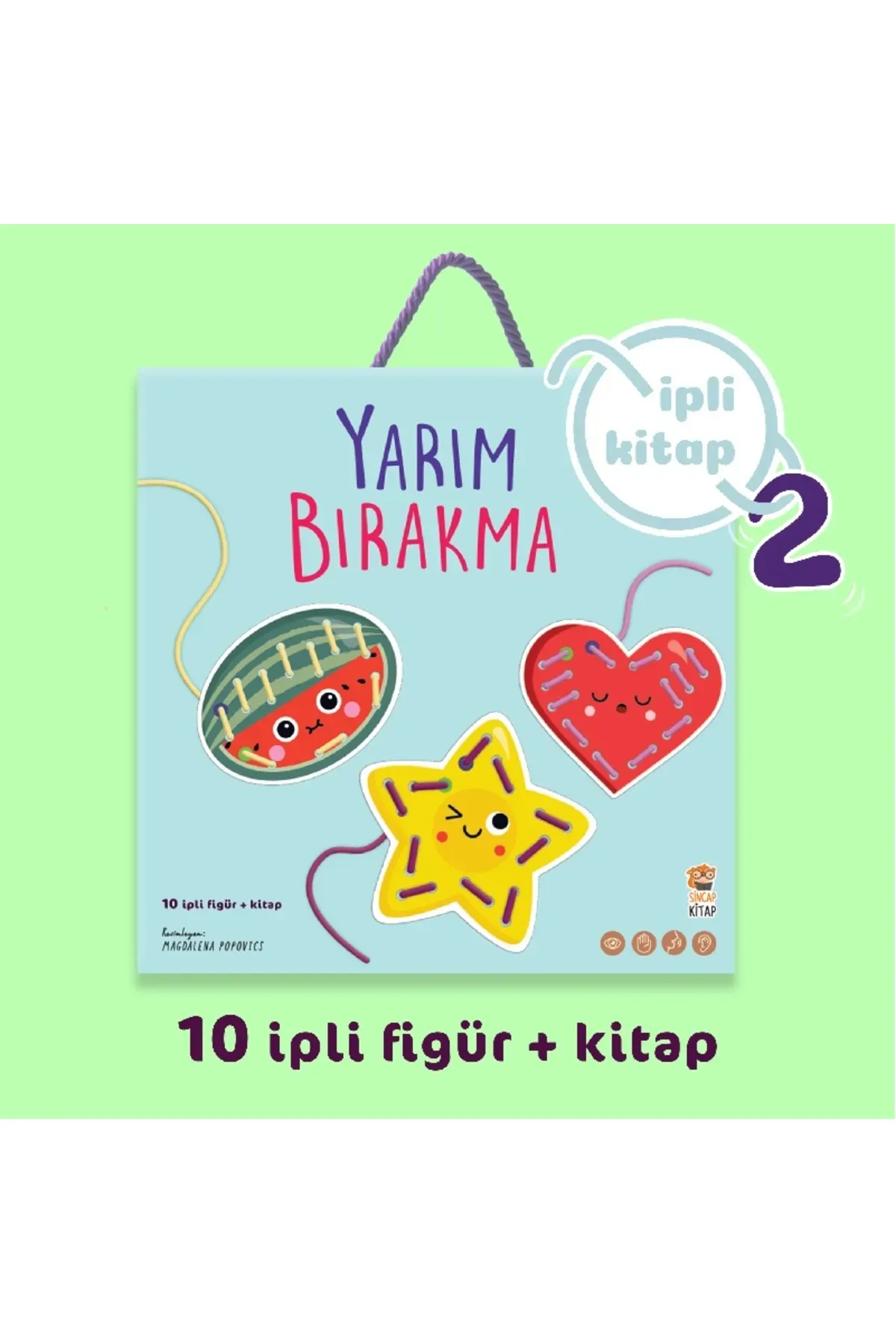 Yarım Bırakma İpli Kitap 2 Okul Öncesi - Sincap Kitap